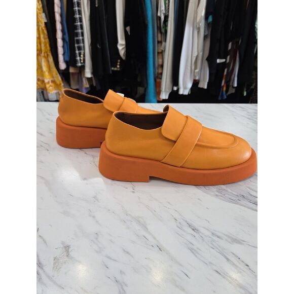 Men\'s Platform Slip-On Loafer in Bright Orange main image 7